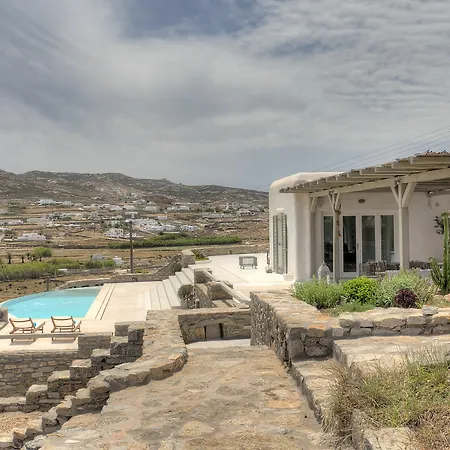 ヴィラ Barbarossa - Elegant Beachfront Retreat With Heated Pool & Outdoor Gym Ftelia (Mykonos)