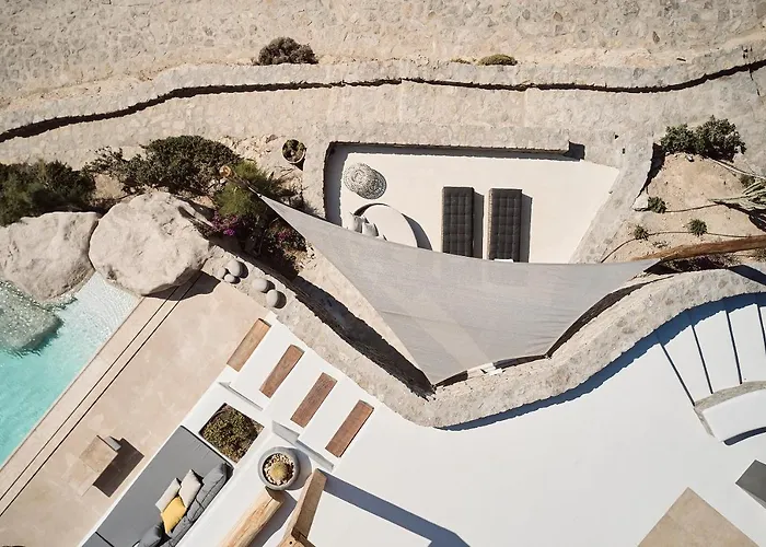 Barbarossa - Elegant Beachfront Retreat With Heated Pool & Outdoor Gym * Ftelia (Mykonos)